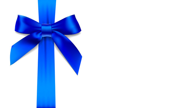 Blue bow