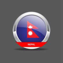 Nepal Flag Vector Icon