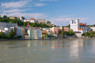 Obraz premium Passau, Veste Oberhaus, St. Michael, Inn