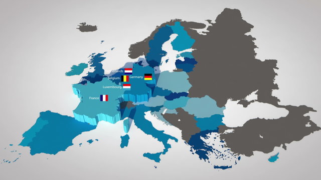 European Union countries, ordered by year of entry