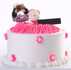 cake, Christmas ice cream cake