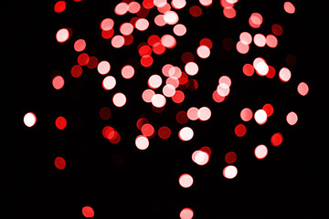 Festive background of lights