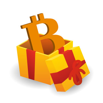 Present with bitcoin