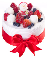 cake, Christmas ice cream cake