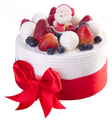 cake, Christmas ice cream cake