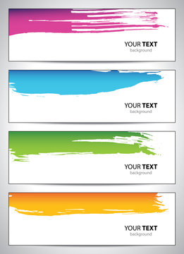 Abstract color labels