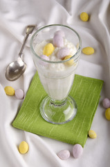 easter breakfast with rice pudding