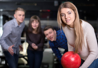 Obraz premium Bowling Game