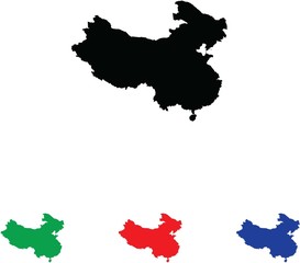 Naklejka premium Icon Illustration with Four Color Variations