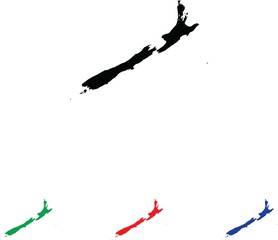 Icon Illustration with Four Color Variations