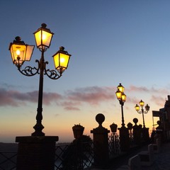 lanterns on the street