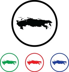 Icon Illustration with Four Color Variations