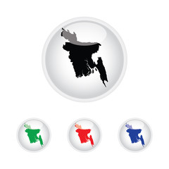 Icon Illustration with Four Color Variations