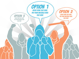 BUSINESSMAN OPTION TEMPLATE STEP RANKING ORANGE 4