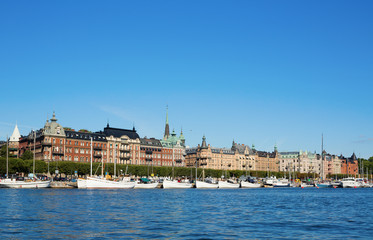 Fototapeta na wymiar Beautiful Stockholm cityscape