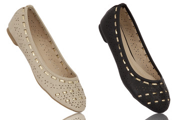 Women shoes isolated on white background