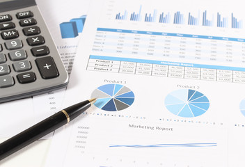 Obraz premium business and financial
