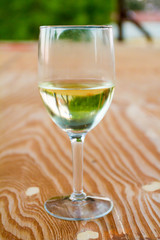 White Wine in Glass