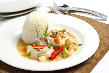 Spicy seafood
