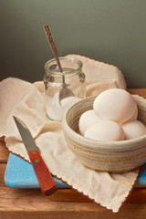 Cooking and baking with eggs