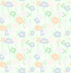 Floral wallpaper. Seamless