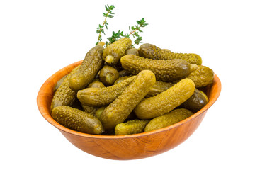 Marinated cucumbers
