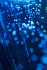 Fiber optics lights abstract background