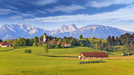 Foto op Canvas Bavarian landscape, Germany © Noppasinw