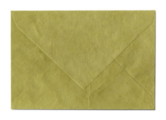 Natural recycled nepalese paper envelope