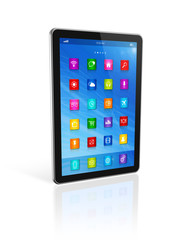 Digital Tablet Computer - apps icons interface