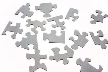 graues Puzzle abstrakt