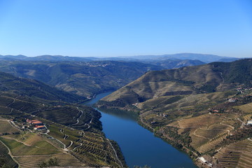 landscape of Alto Duro Wine region, Portugal