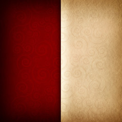 Double-layered background template