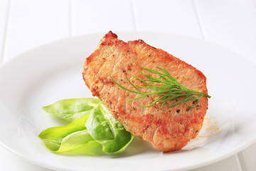 Marinated pork chop