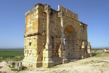 Arc de Caracalla, Volubilis, Maroc