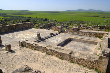 Thermes de Gallien, Volubilis, Maroc