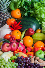 Tropical Fruits and vegetables