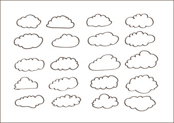 Fototapeta premium design of clouds Vector illustration
