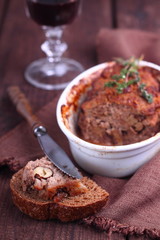 terrine of pork, liver and nuts