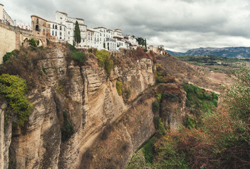 Picturesque view of Ronda city. Spain