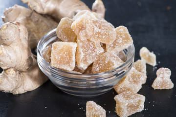 Fototapeta premium Dried Ginger with Sugar