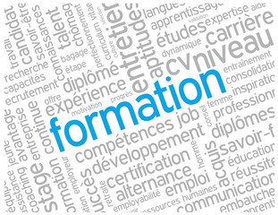 Nuage de Tags "FORMATION" (&eacute;tudes succ&egrave;s r&eacute;ussite dipl&ocirc;mes cv)
