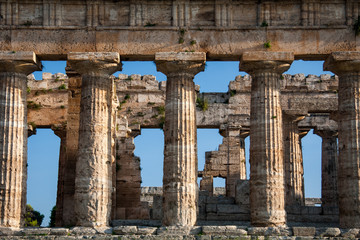 Paestum Temple, Campania, Italy - 61540204