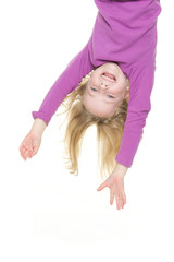 Hanging little girl