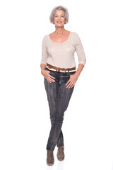 Smiling senior woman