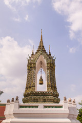 Fototapeta premium Bell tower in Wat Pho Bangkok, Thailand