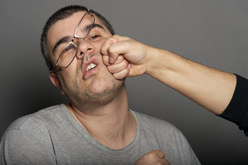 Obraz premium punch in the face