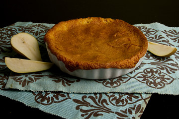 Fruit pie in form