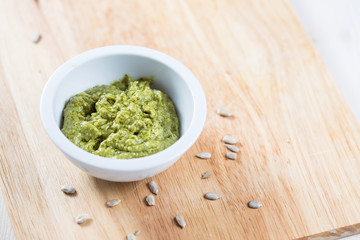 Pesto Sauce. Italian Cuisine