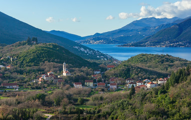 Fototapeta na wymiar Krtoli region. Peninsula Lustica, Montenegro.